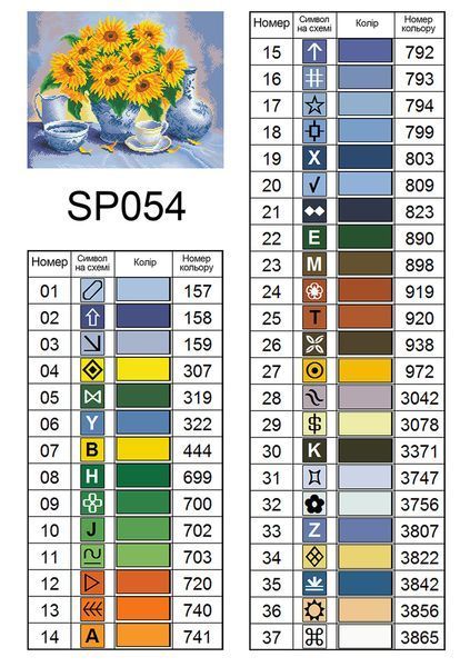 Набір для алмазної мозаїки ColorArt Соняхи 40х50см SP054, повна викладка, квадратні алмазики 580899421 фото