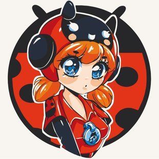 Картина за номерами "Ladybug Bea" Art Craft 15546-AC 30х30 см rt21966 фото
